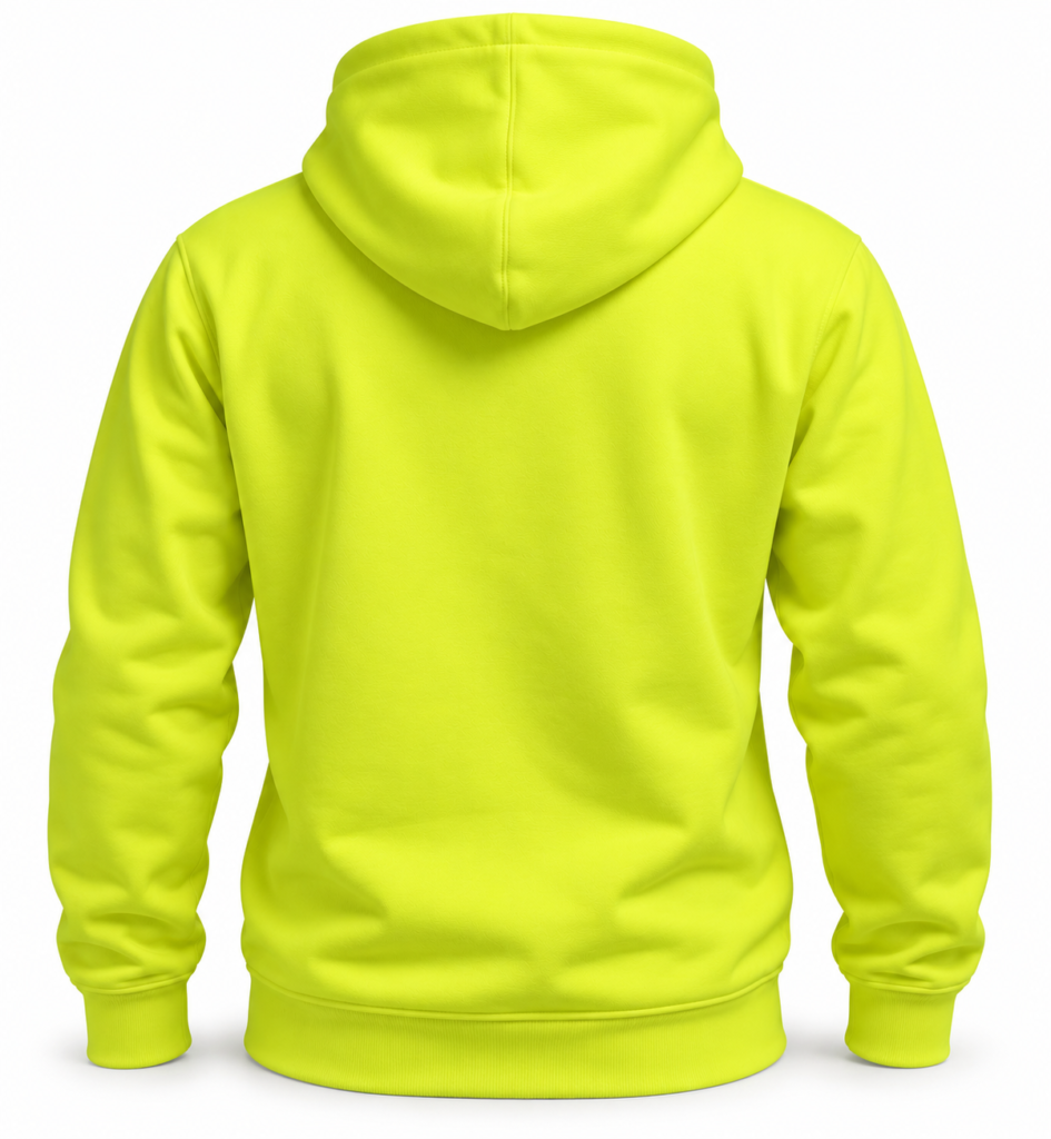 No Excuses. Just HCKY. Neon Hoodie view 2