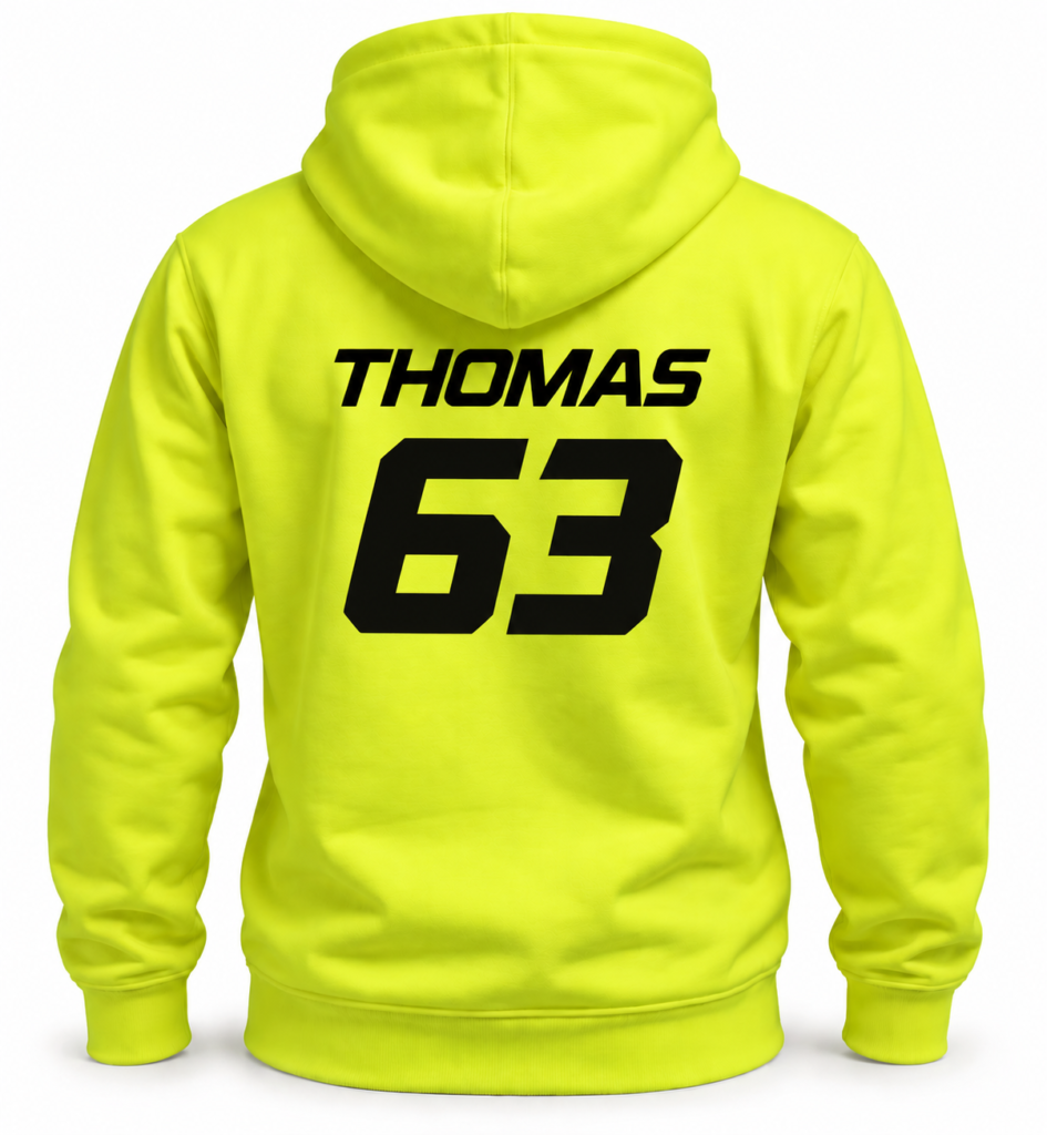 Neon HCKY Hoodie view 5