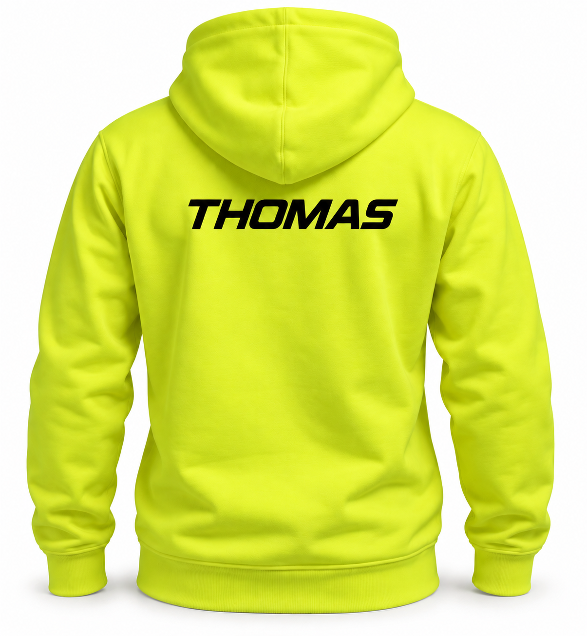 No Excuses. Just HCKY. Neon Hoodie view 3